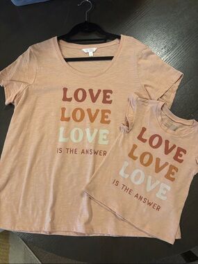 LOVE graphic tees - Matching Family Tops